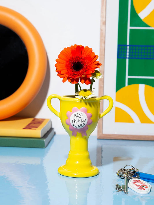 Jarrón Trofeo de cerámica Best Friend Award