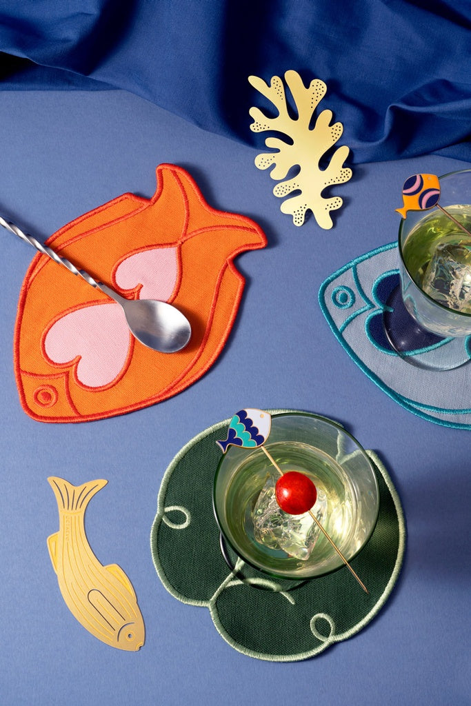 Posavasos Fish Splash (Set de 4)