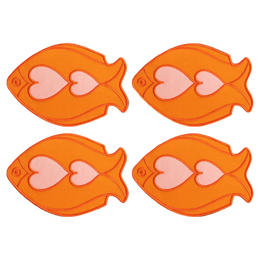 Posavasos Fish Splash (Set de 4)