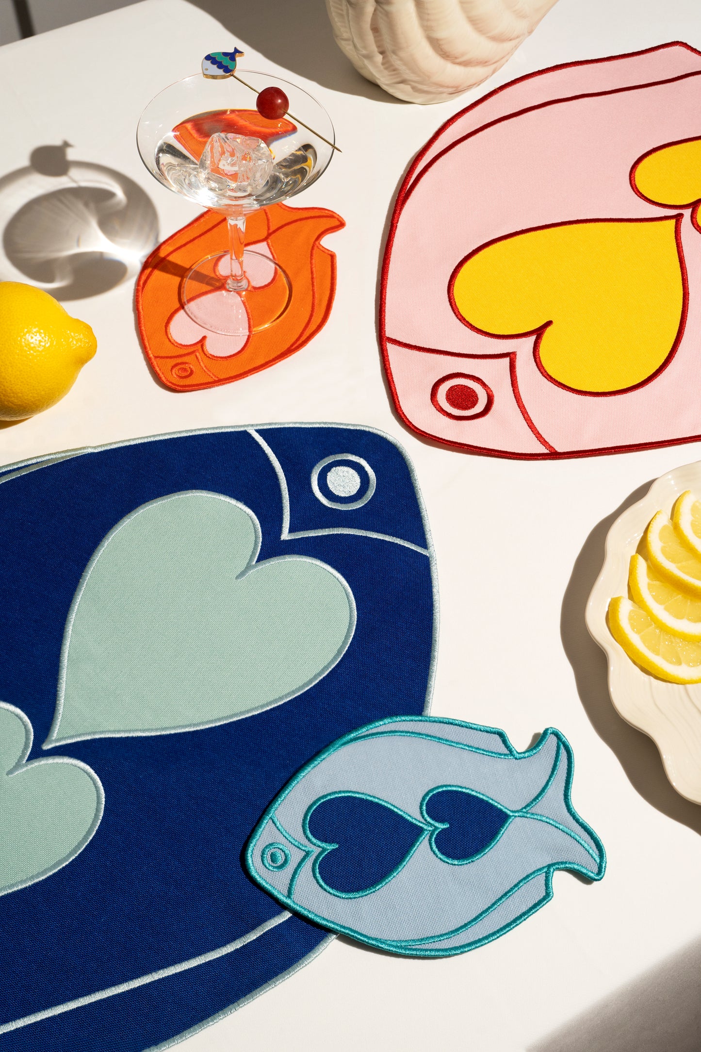 Manteles individuales Fish Splash (Set de 2)