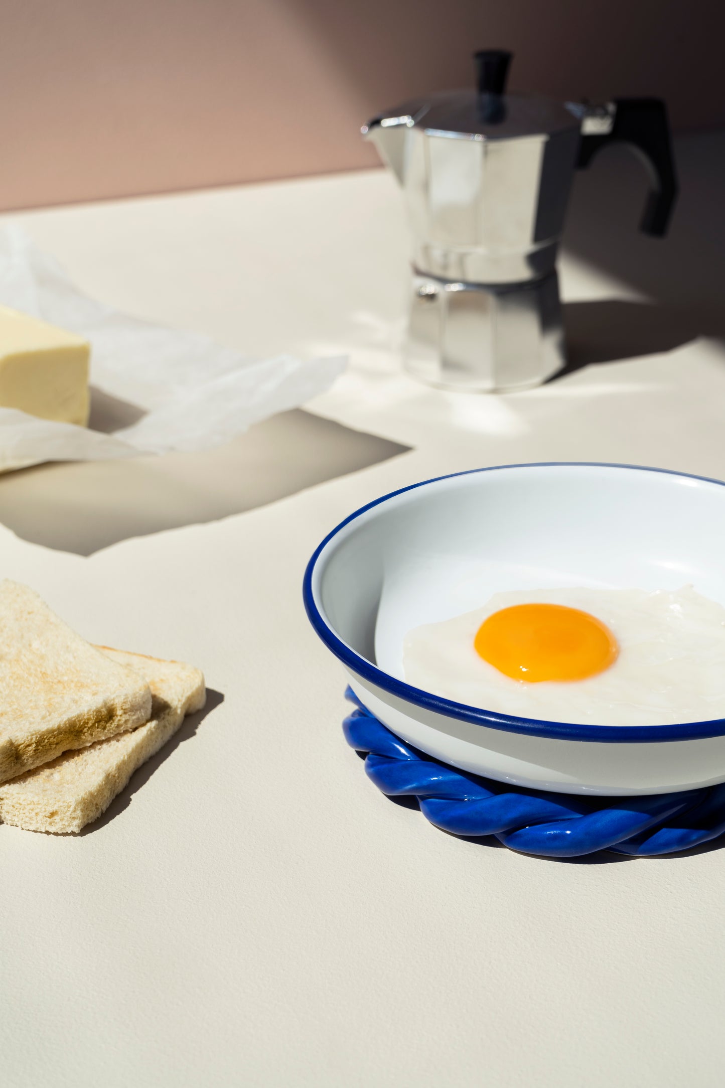 Salvamanteles Sicilia - Azul Oscuro