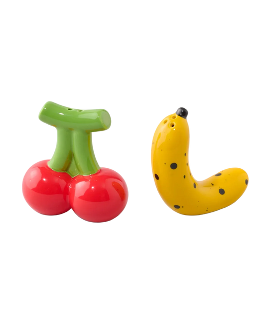 Salero y pimentero Banana Cereza