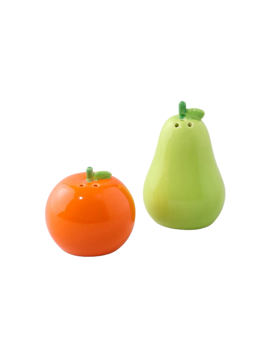 Salero y pimentero Naranja y Pera