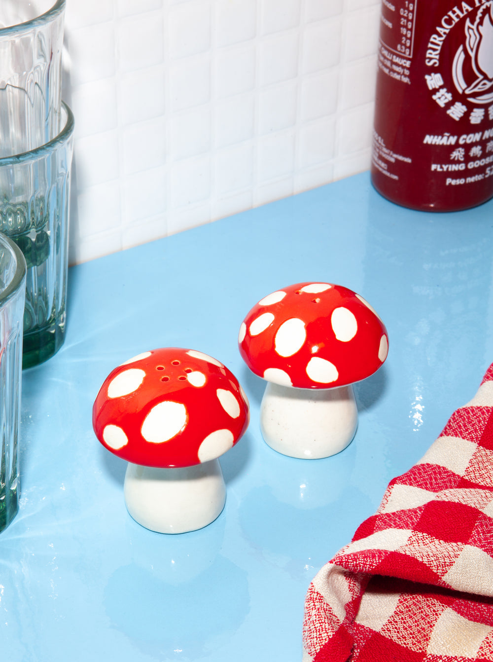 Salero y pimentero Amanita