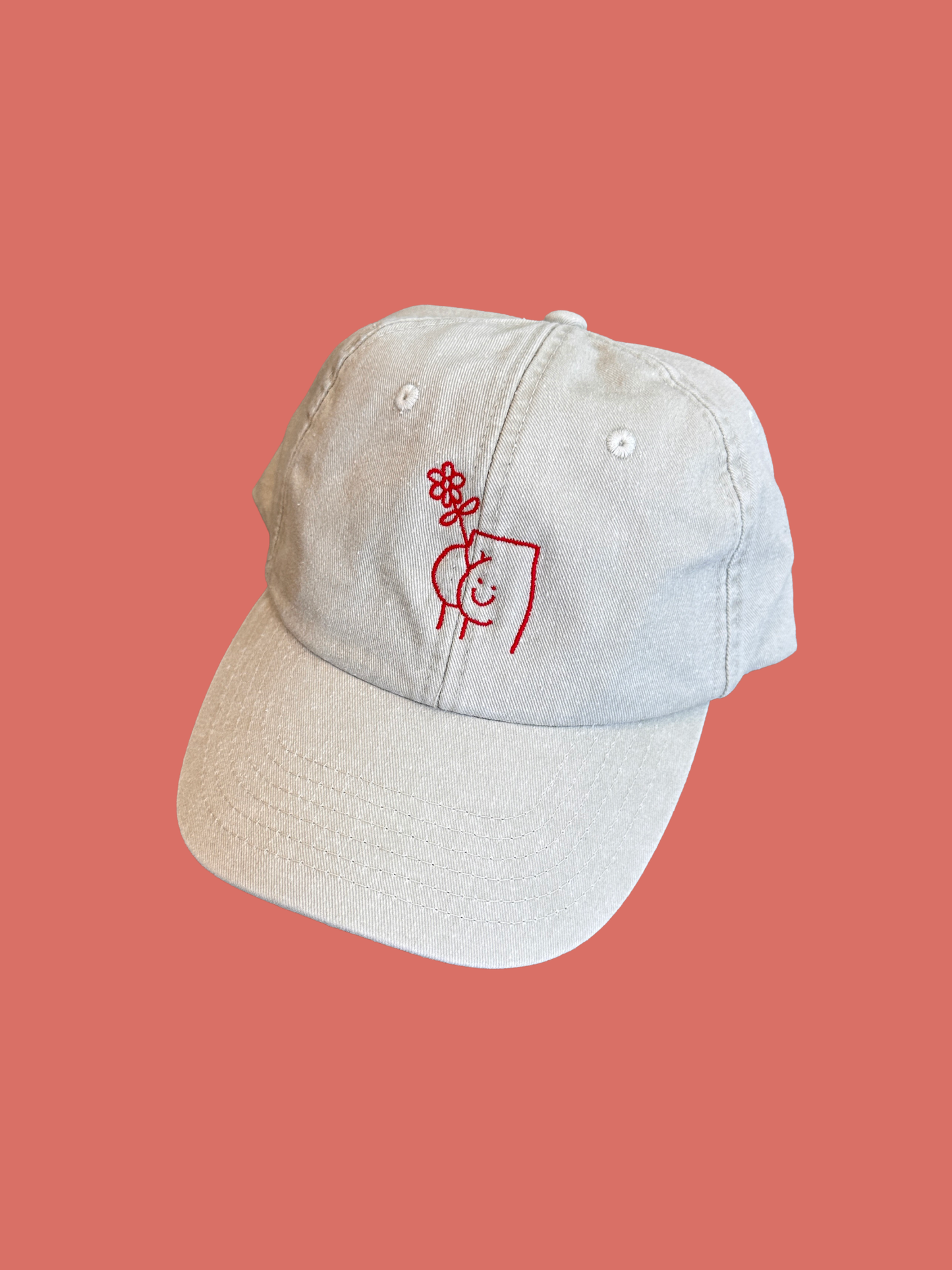Gorra "Tener una flor en el culo" - Beige