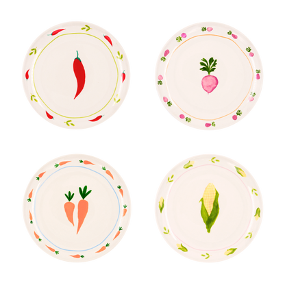 Platos Verduras - Set de 4