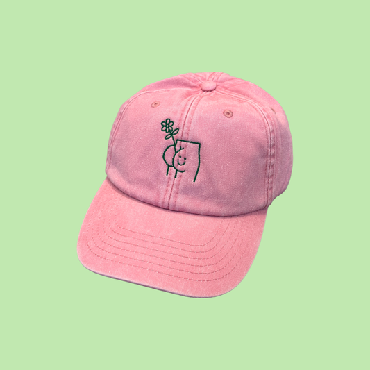 Gorra "Tener una flor en el culo" - Rosa