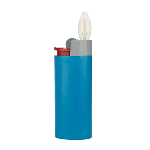 Lámpara de mesa Mechero azul